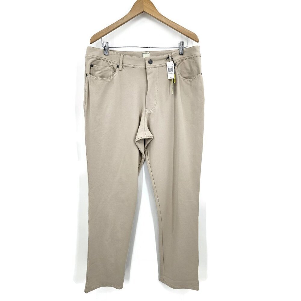 New Swet Tailor Stone Color Pants Mens 36x32 Stretch Suprese